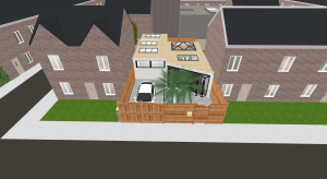 Small modern house 2 poster