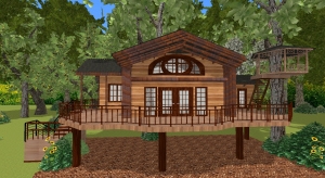 Extreme Home #3: The Treehouse - a unique and grand vacation home poster